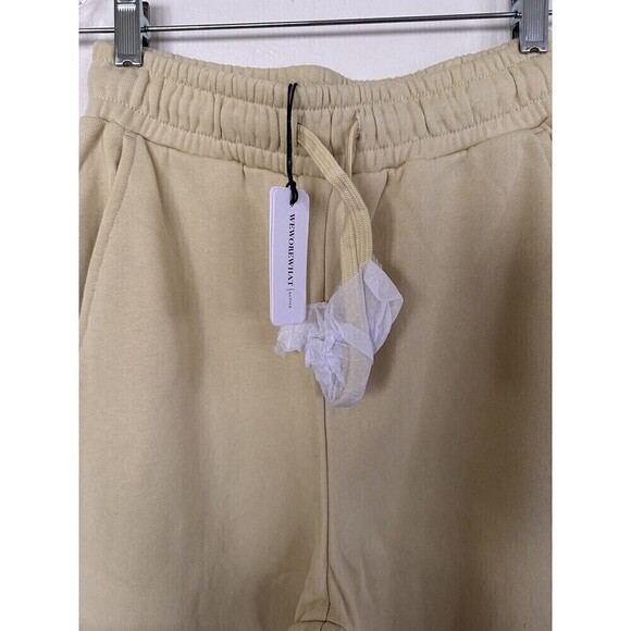 WeWoreWhat Off White lounge wear jogger sweatpants Size XS Color :Hay - Picture 8 of 8